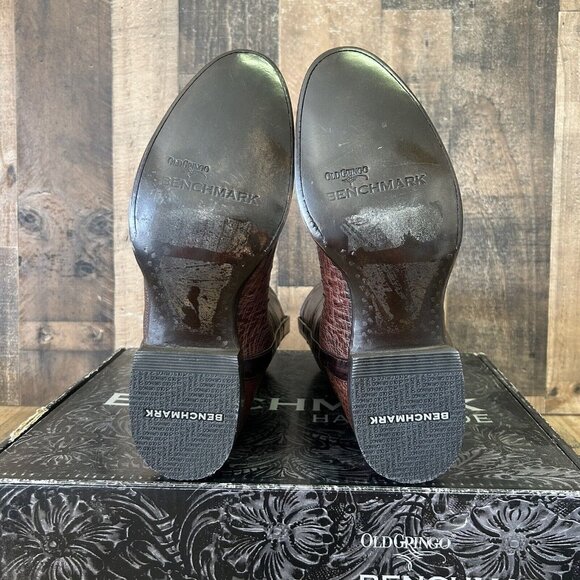 Old Gringo Amarillo 10” MK2293-2 Smooth Ostrich Western Cowboy Boots Mens 9 D - Picture 2 of 12